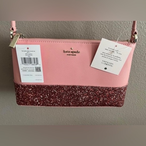 HOST PICK! NWT Kate Spade Flash Glitter Pink Crossbody - Picture 2 of 10